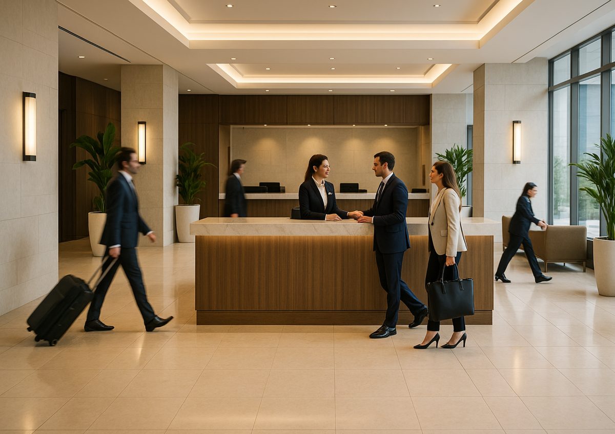 Hotellobby – professionelle vandløsninger til erhverv